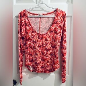 FREE PEOPLE Intimately long sleeves blouse.